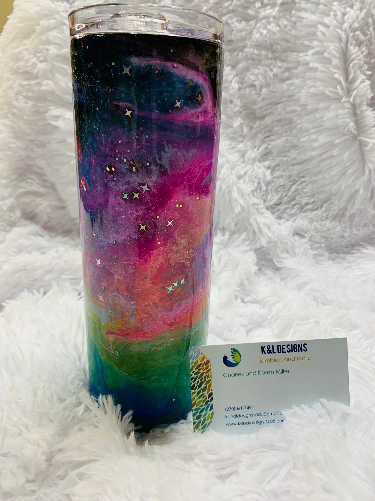 20oz Rainbow Galaxy Ready to Ship